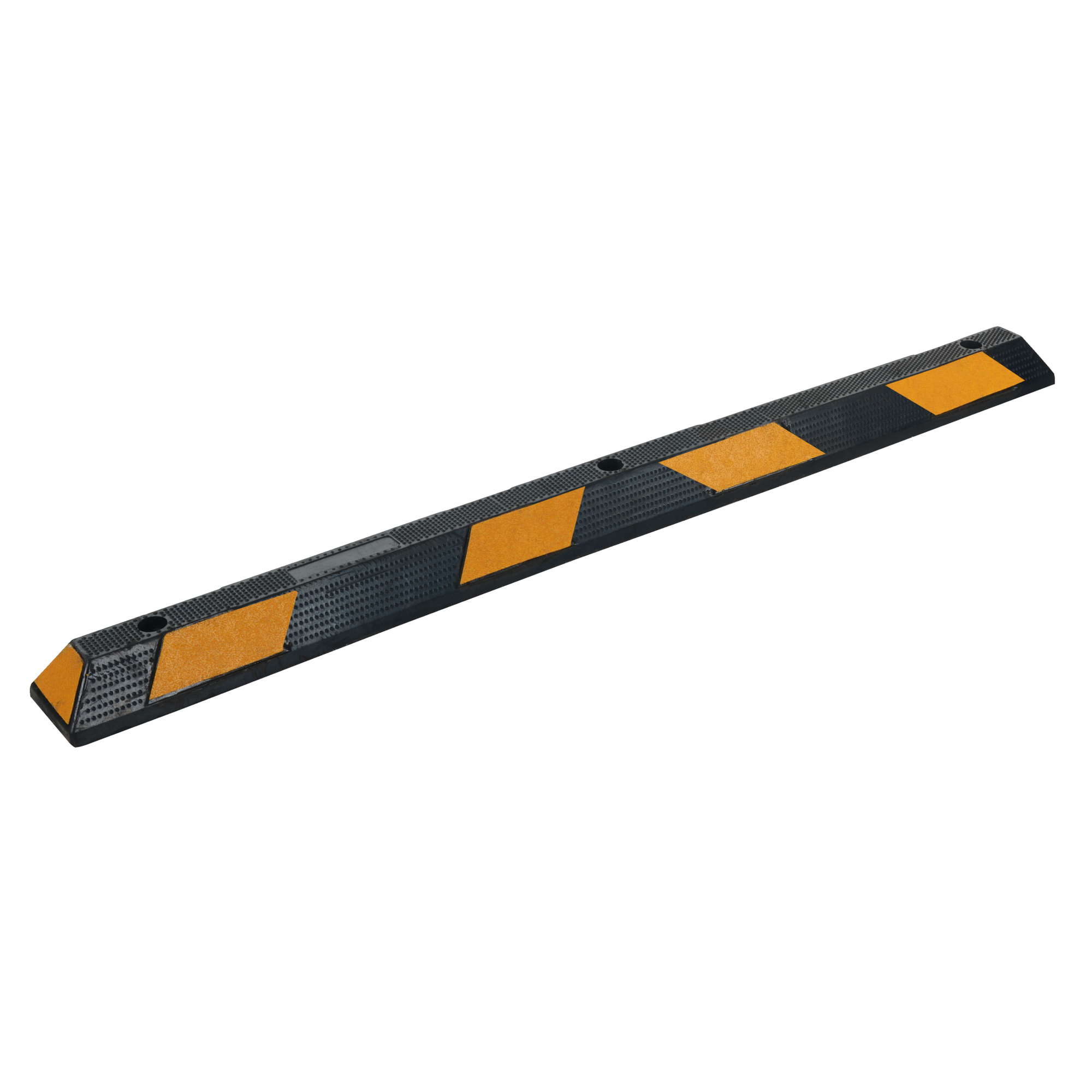 Vestil Rubber Car Stop - 47.25in. Length, Black, Model# CS-33-BL-4